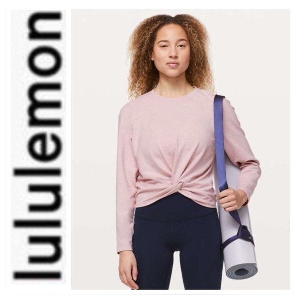 LULULEMON TUCK & GATHER SWEATSHIRT TOP SIZE 6/8 - Picture 1 of 9